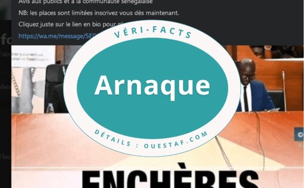 Arnaque sur Facebook : un faux « avis de vente » aux enchères attribué aux Douanes du Sénégal